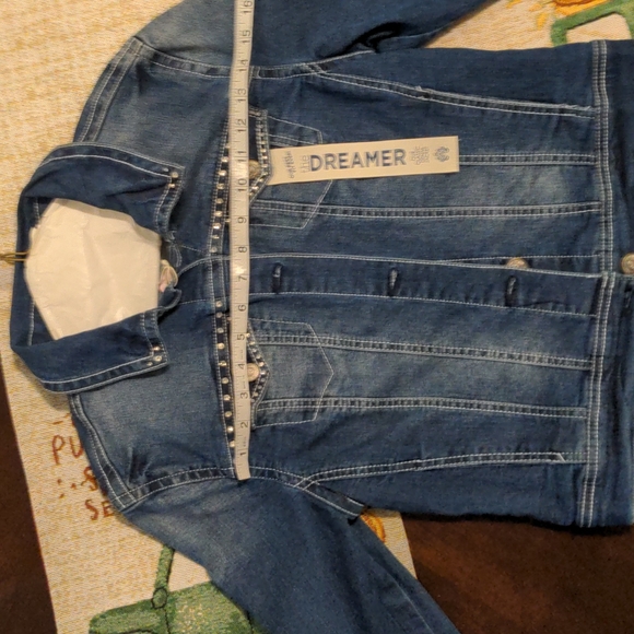 Bling Jacket Brand New Stonewashed Classic Denim M - Picture 14 of 16
